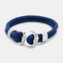 Bracelet Ancre Bleu